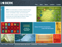 Tablet Screenshot of berkconsulting.com